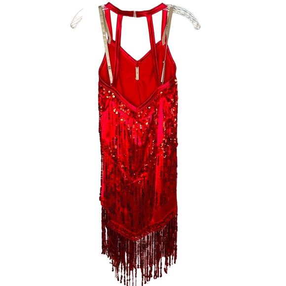 Weissman Dance / Halloween / Costume Flapper Roaring Twenties - RED - Picture 14 of 14